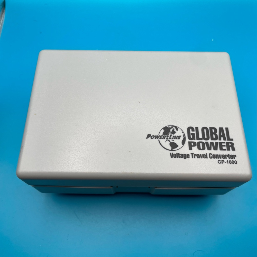 Power Line Global Power Voltage Travel Converter GP-1600 Worldwide Plug Adapter